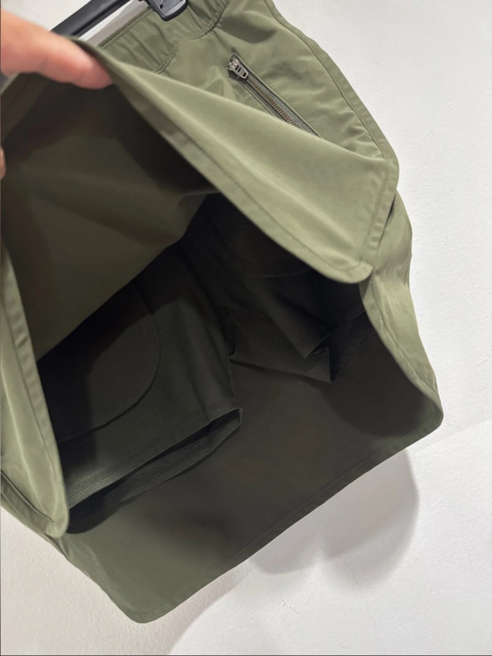 Athleta skort Olive Green Active Drawstring Skirt small - Picture 4 of 4